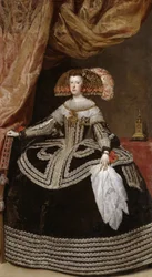 Koningin Maria Anna (1634-96) van Oostenrijk, 1652